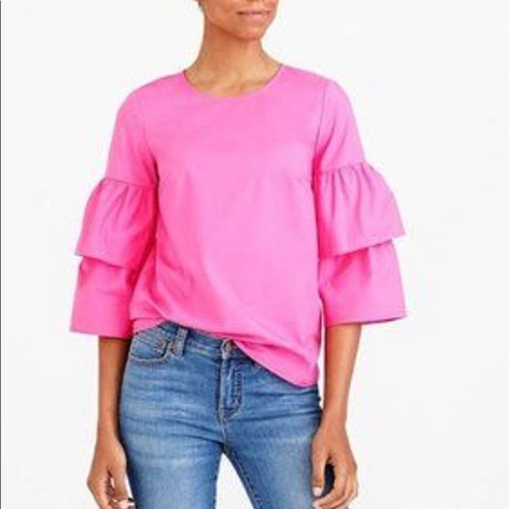 J crew pink mercantile shirt